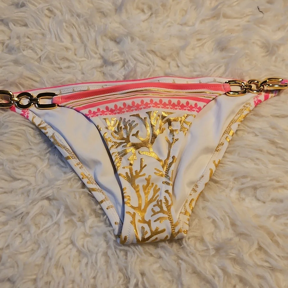 2011 Vintage Victorias Secret Tropical Print Bikini Set